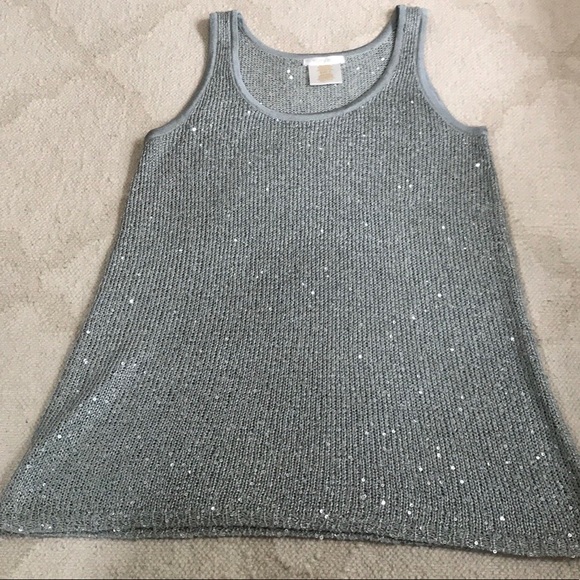 NWOT Matty M sequin embellished tank Small - Picture 1 of 4